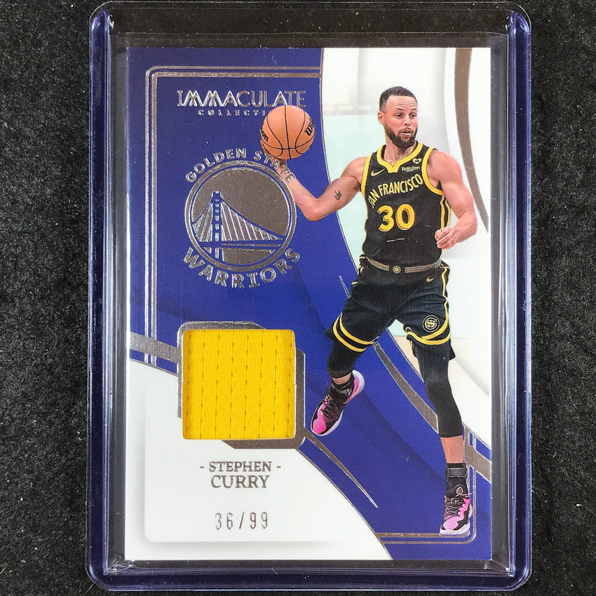2023-24 Immaculate STEPHEN CURRY Materials Jersey Relic 36/99