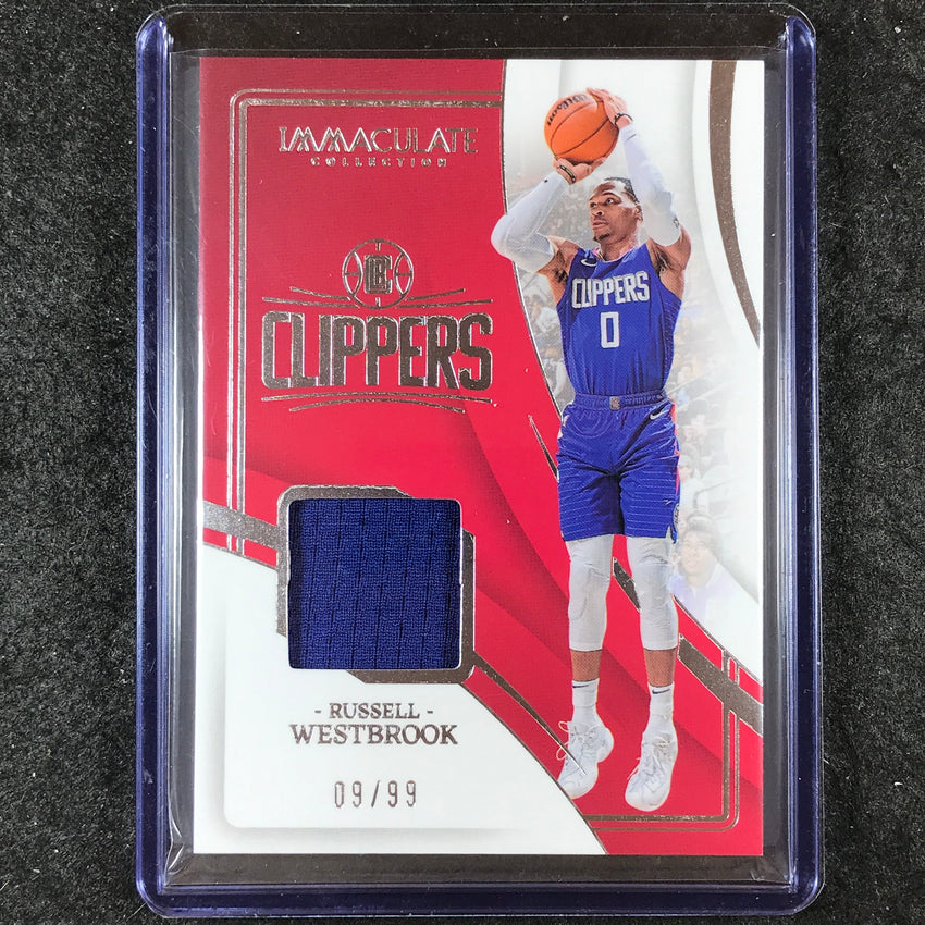 2023-24 Immaculate RUSSELL WESTBROOK Materials Jersey Relic 9/99