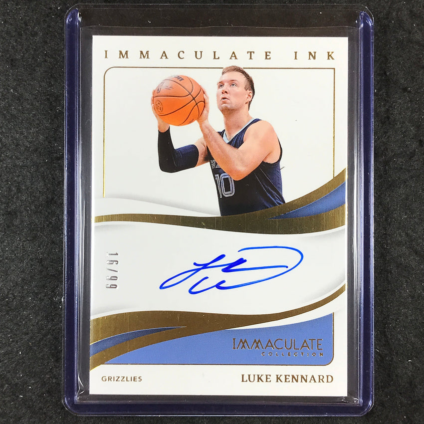 2023-24 Immaculate LUKE KENNARD Immaculate Ink Auto 16/99