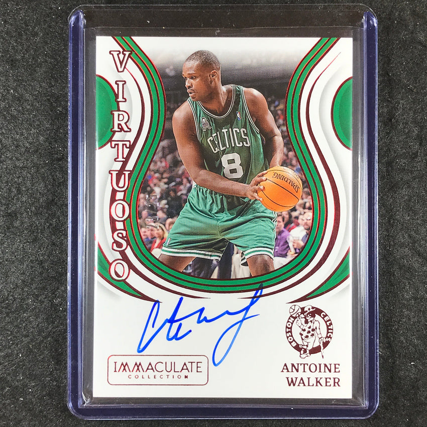 2023-24 Immaculate ANTOINE WALKER Virtuoso Autographs Red 23/25