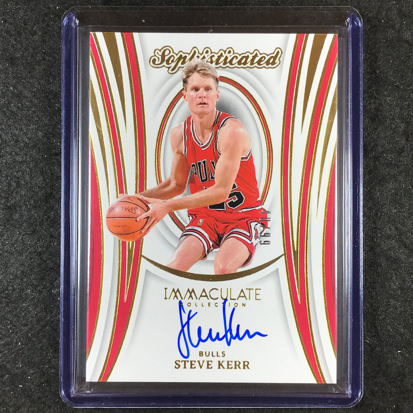 2023-24 Immaculate STEVE KERR Sophisticated Signatures Auto 40/99