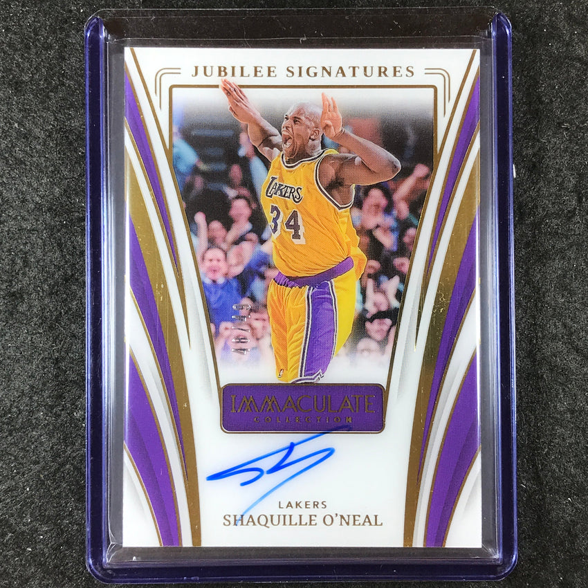 2023-24 Immaculate SHAQUILLE O'NEAL Jubilee Signatures Acetate Auto 48/49