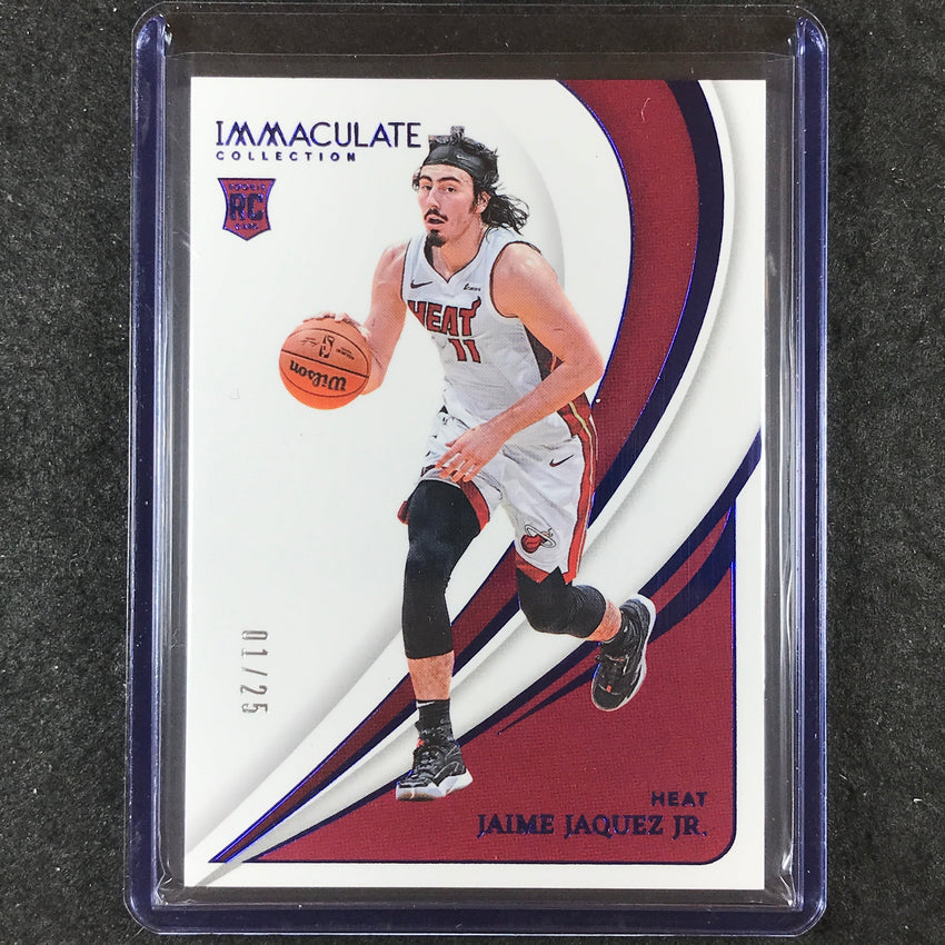 2023-24 Immaculate JAIME JAQUEZ JR. Rookie Base Blue 1/25 #19