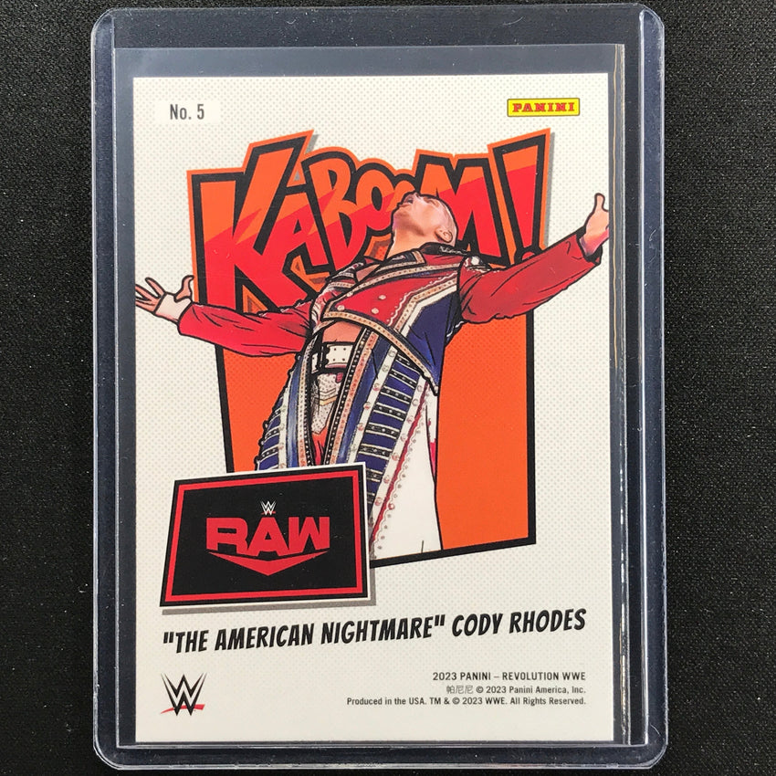 2023 Revolution Wwe The American Nightmare Cody Rhodes Kaboom Ssp No 5
