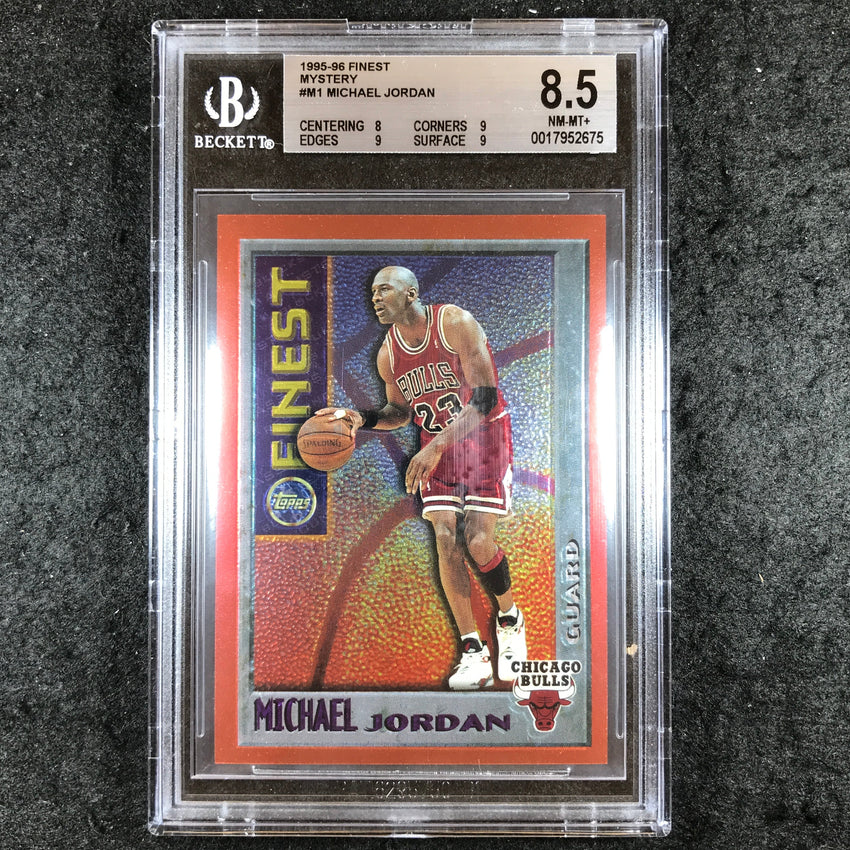 1995-96 Finest MICHAEL JORDAN Mystery #M1 BGS 8.5 (675)