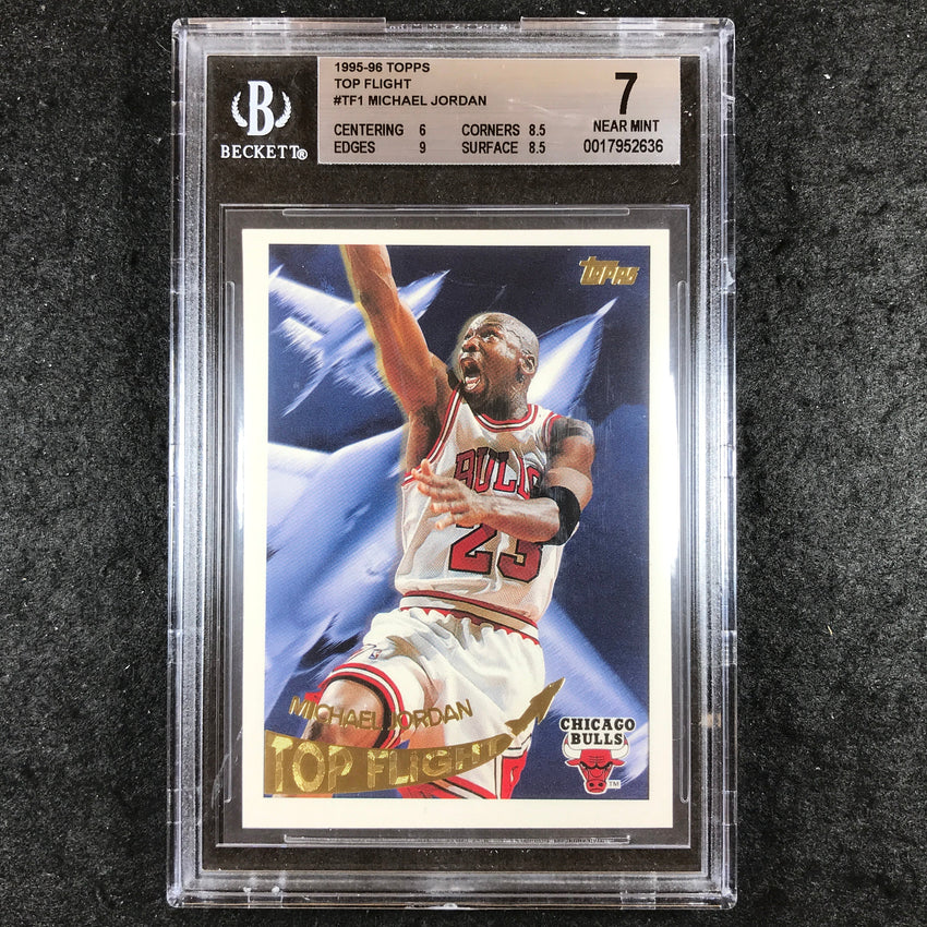 1995-96 Topps MICHAEL JORDAN Top Flight #TF1 BGS 7 (636)