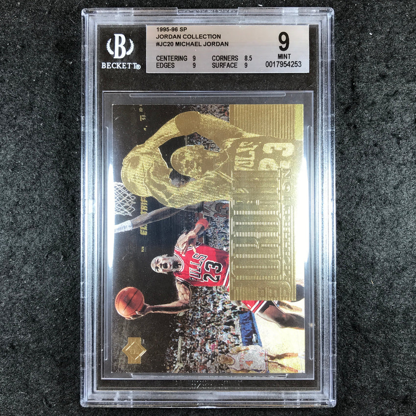 1995-96 SP MICHAEL JORDAN Jordan Collection The MVP Seasons #JC20 BGS 9 (253)
