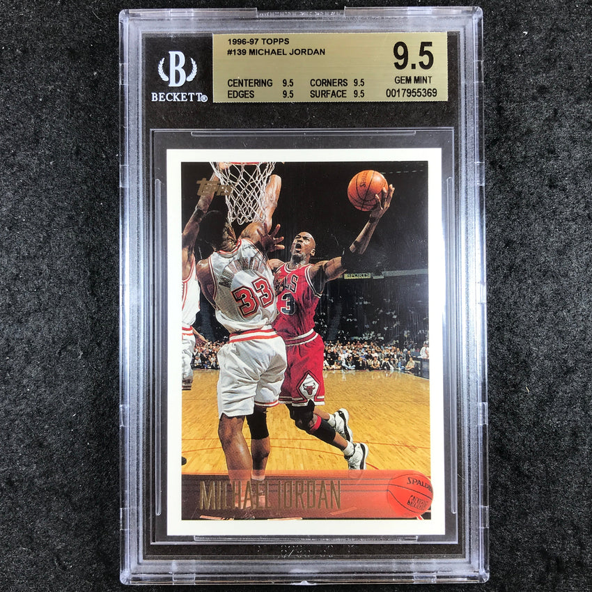 1996-97 Topps MICHAEL JORDAN #139 BGS 9.5 (369)