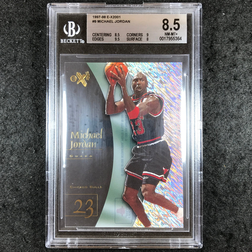 1997-98 E-X2001 MICHAEL JORDAN #9 BGS 8.5 (364)