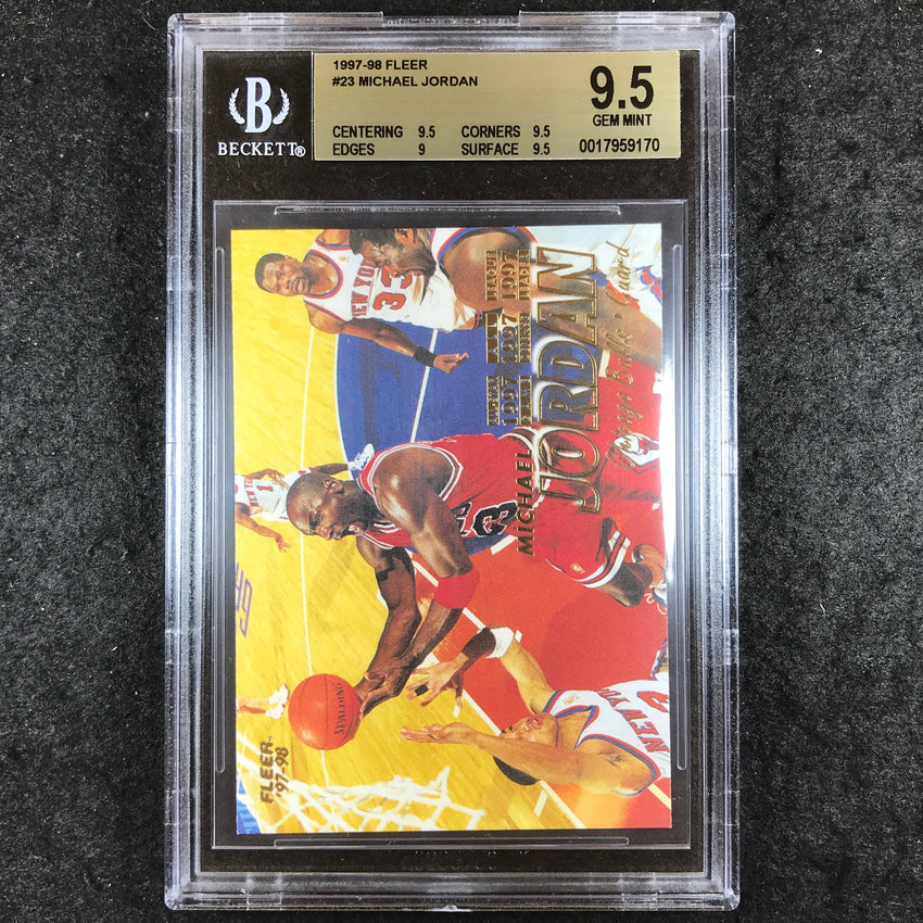 1997-98 Fleer MICHAEL JORDAN #23 BGS 9.5 (170)