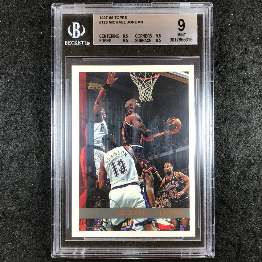 1997-98 Topps MICHAEL JORDAN #123 BGS 9 (315)