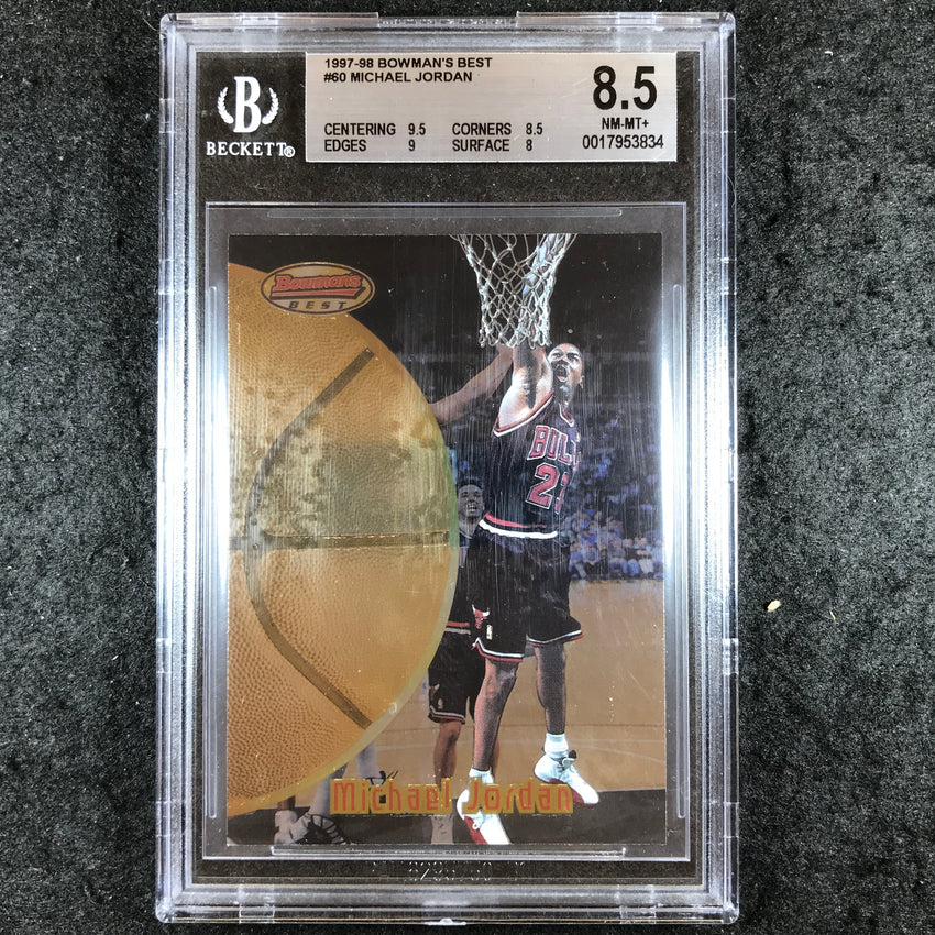 1997-98 Bowman's Best MICHAEL JORDAN #60 BGS 8.5 (834)