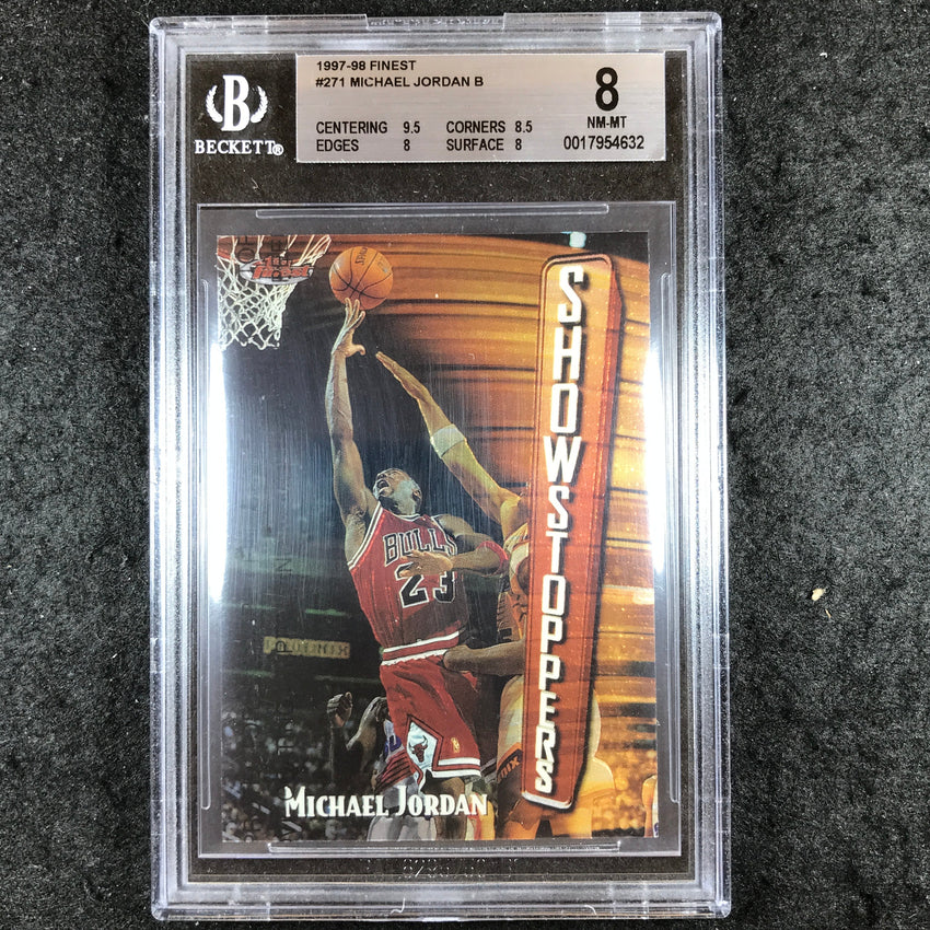 1997-98 Finest MICHAEL JORDAN Showstoppers #271 BGS 8 (632)