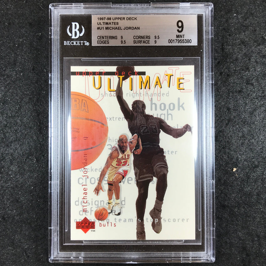 1997-98 Upper Deck MICHAEL JORDAN Ultimates #U1 BGS 9 (380)