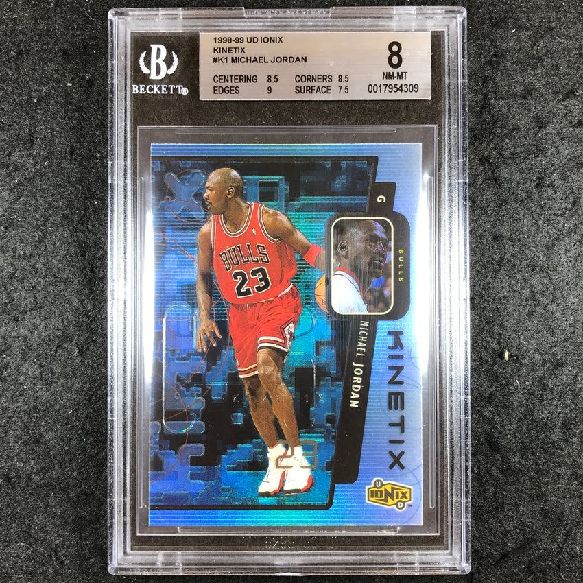 1998-99 UD Ionix MICHAEL JORDAN Kinetix #K1 BGS 8 (309)