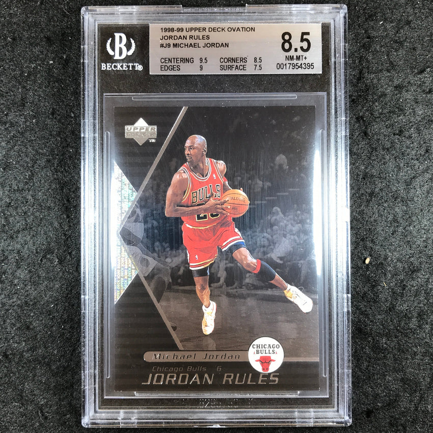 1998-99 Upper Deck Ovation MICHAEL JORDAN Jordan Rules #J9 BGS 8.5 (395)