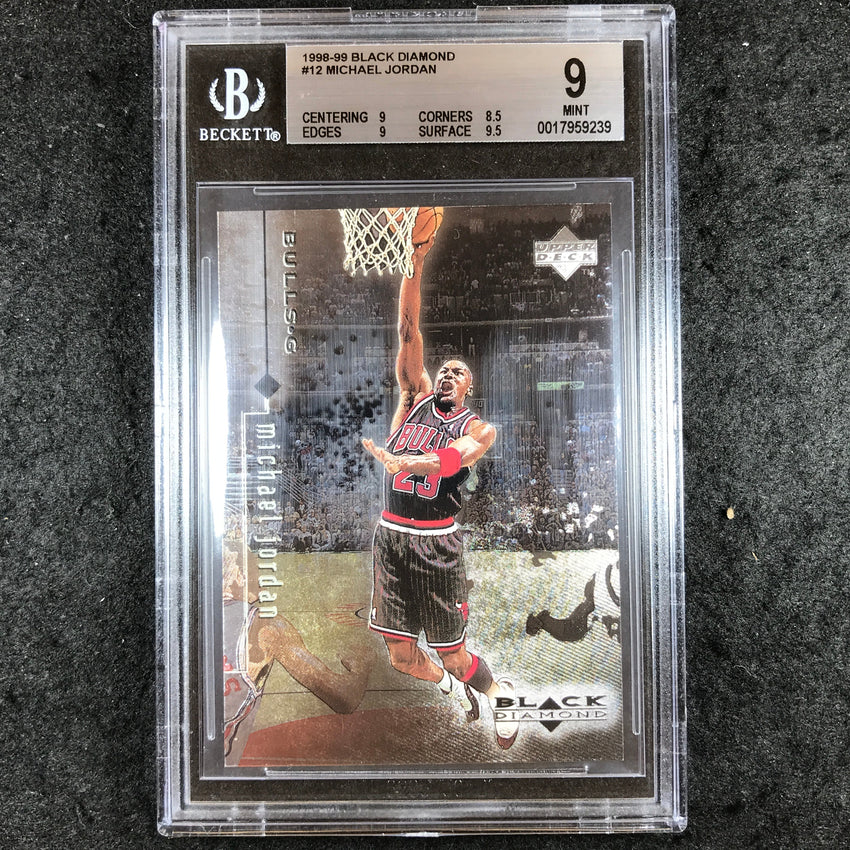 1998-99 Black Diamond MICHAEL JORDAN #12 BGS 9 (239)