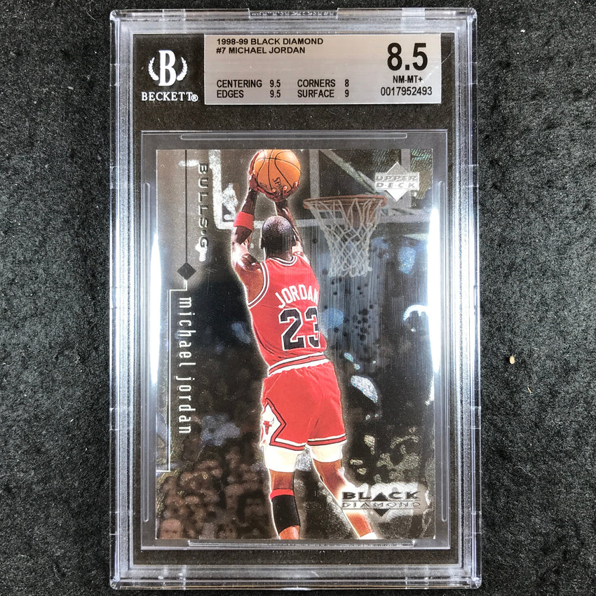 1998-99 Black Diamond MICHAEL JORDAN #7 BGS 8.5 (493)