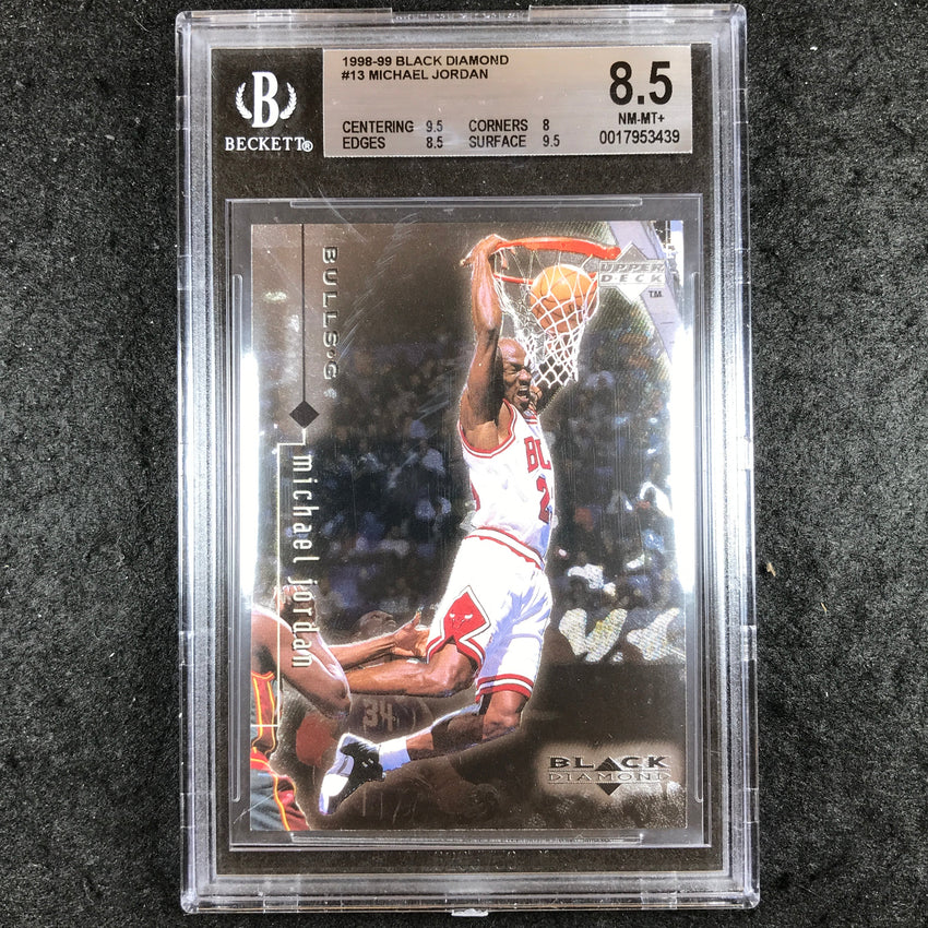 1998-99 Black Diamond MICHAEL JORDAN #13 BGS 8.5 (439)
