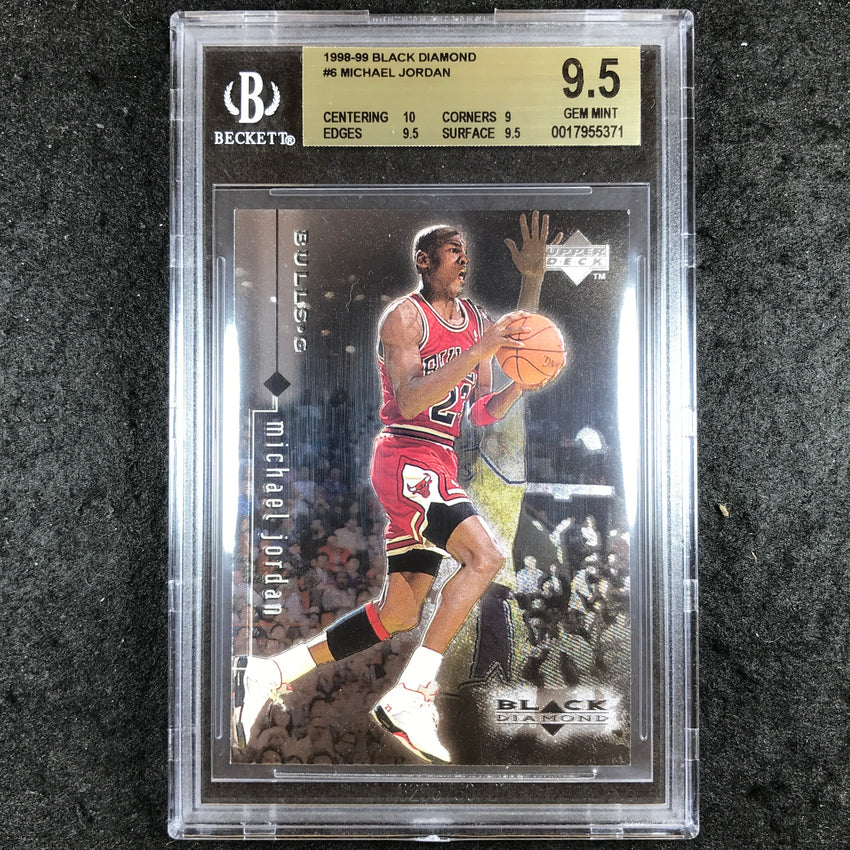 1998-99 Black Diamond MICHAEL JORDAN #6 BGS 9.5 (371)