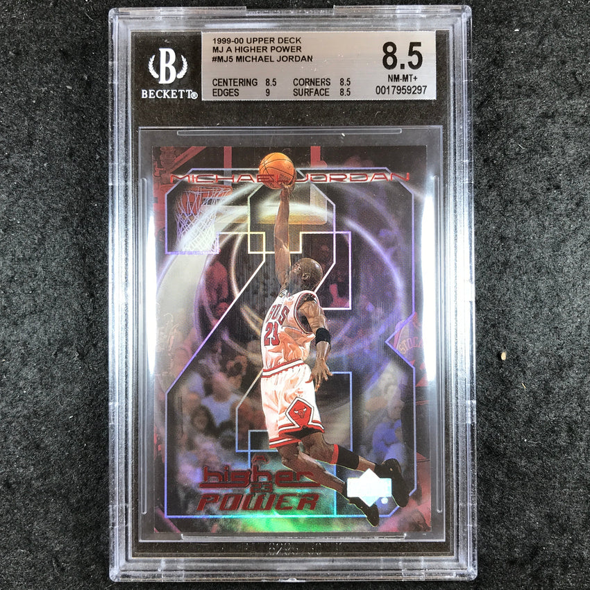 1999-00 Upper Deck MICHAEL JORDAN MJ A Higher Power #MJ5 BGS 8.5 (297)