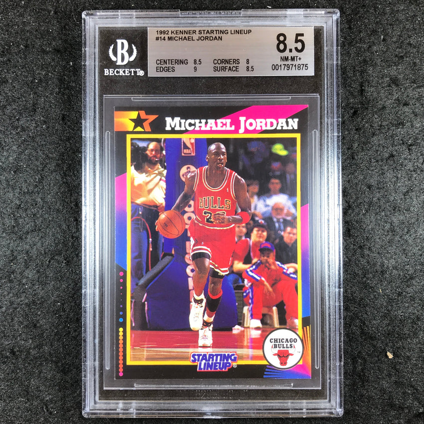 1992 Kenner Starting Lineup MICHAEL JORDAN #14 BGS 8.5 (875)