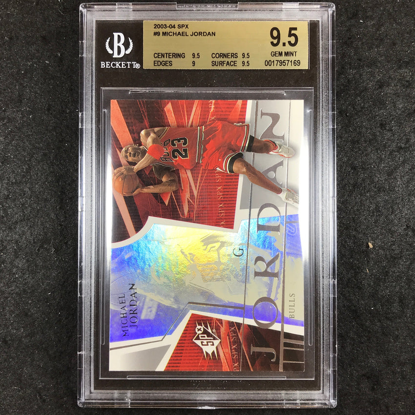 2003-04 SPx MICHAEL JORDAN #9 BGS 9.5 (169)
