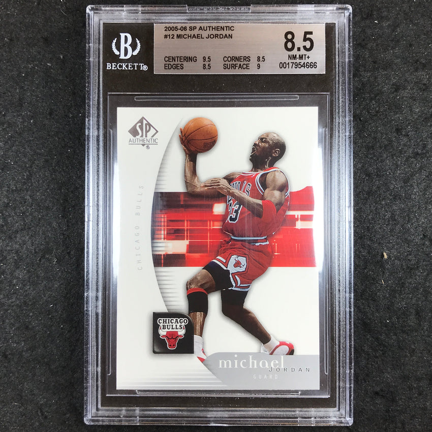 2005-06 SP Authentic MICHAEL JORDAN #12 BGS 8.5 (666)