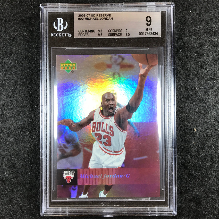 2006-07 UD Reserve MICHAEL JORDAN #22 BGS 9 (434)