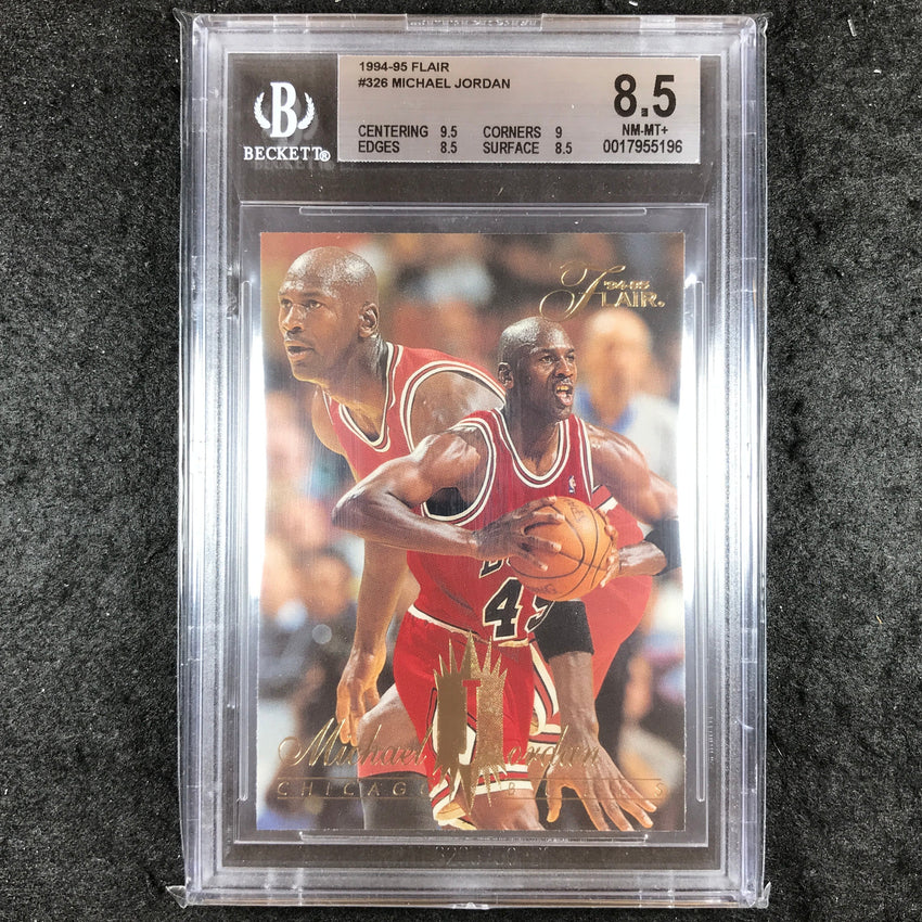 1994-95 Flair MICHAEL JORDAN #326 BGS 8.5 (196)