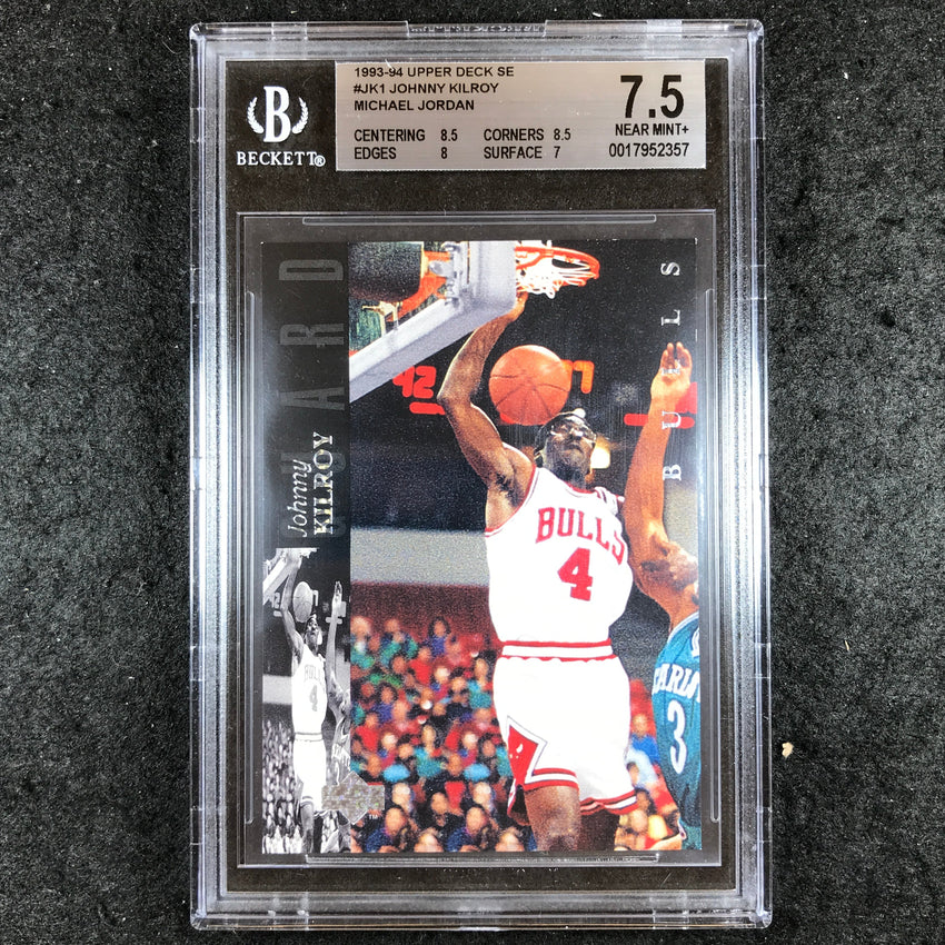 1993-94 Upper Deck SE MICHAEL JORDAN Johnny Kilroy #JK1 BGS 7.5 (357)