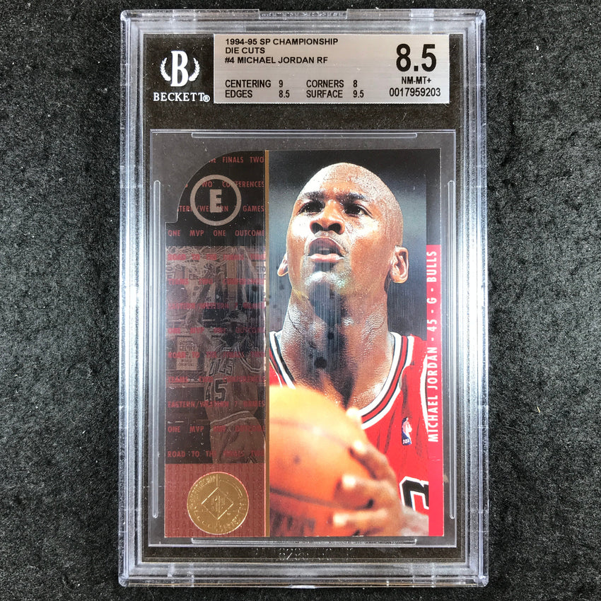 1994-95 SP Championship MICHAEL JORDAN Die Cuts #4 BGS 8.5 (203)