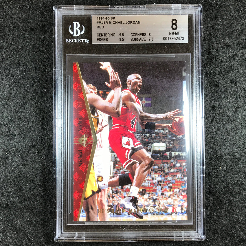 1994-95 SP MICHAEL JORDAN Red #MJ1R BGS 8 (473)