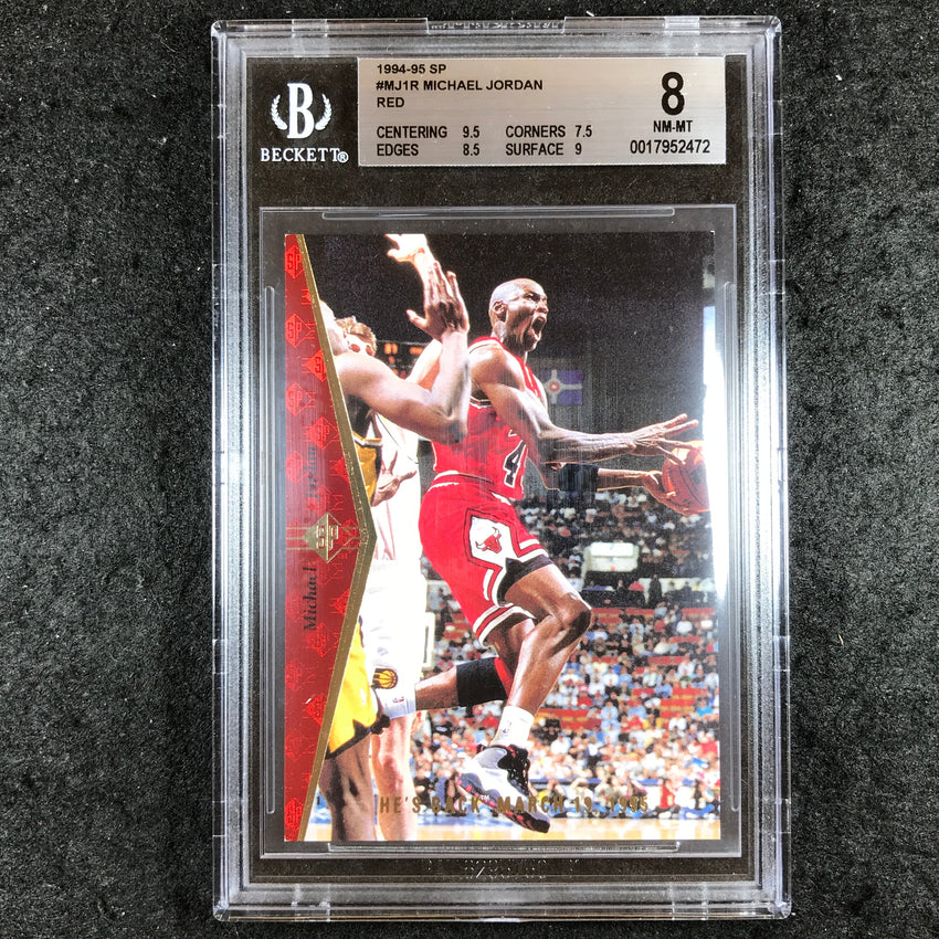 1994-95 SP MICHAEL JORDAN Red #MJ1R BGS 8 (472)