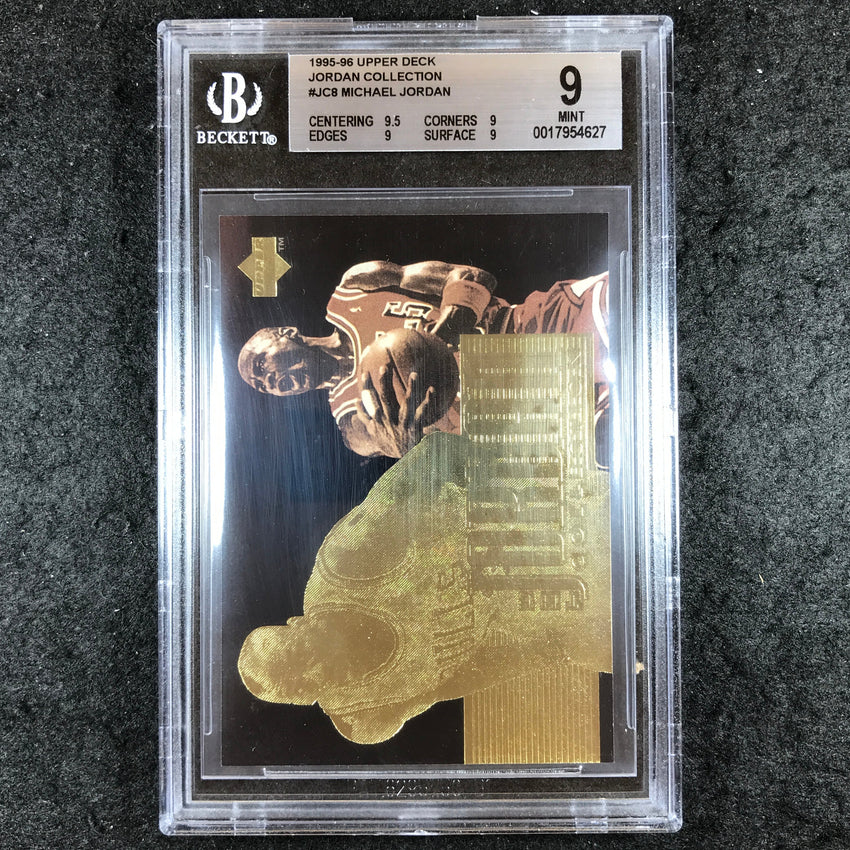 1995-96 Upper Deck MICHAEL JORDAN Collection Walking On Air #JC8 BGS 9 (627)