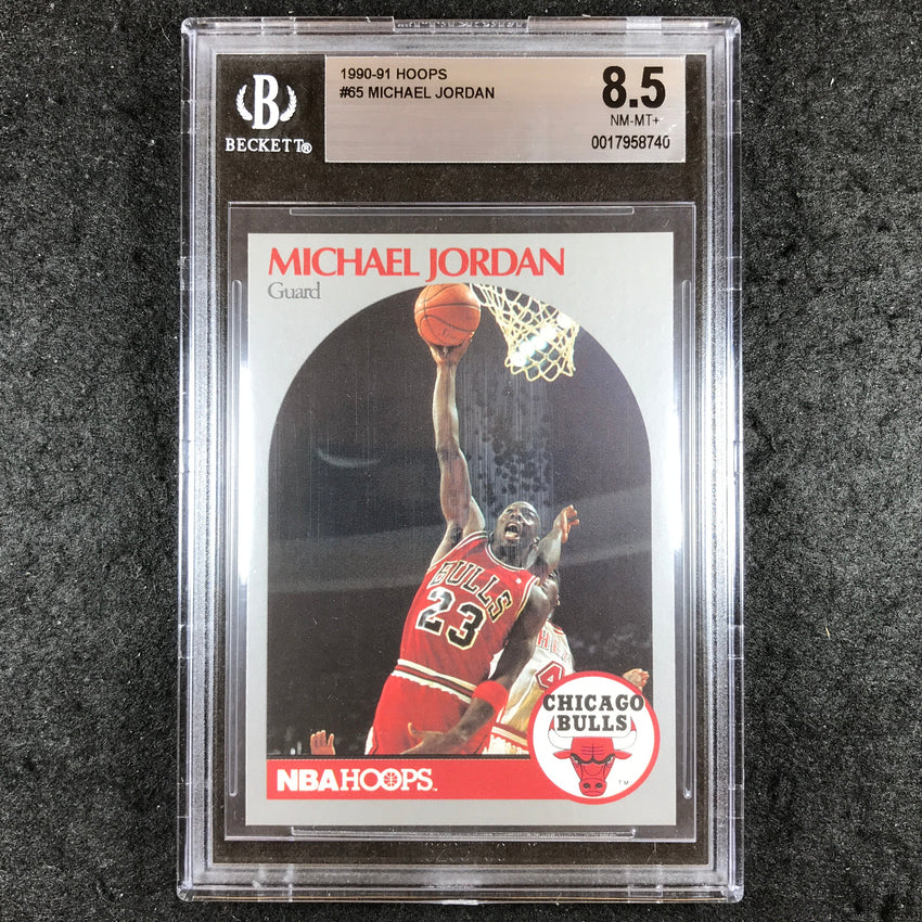 1990-91 Hoops MICHAEL JORDAN #65 BGS 8.5 (740)