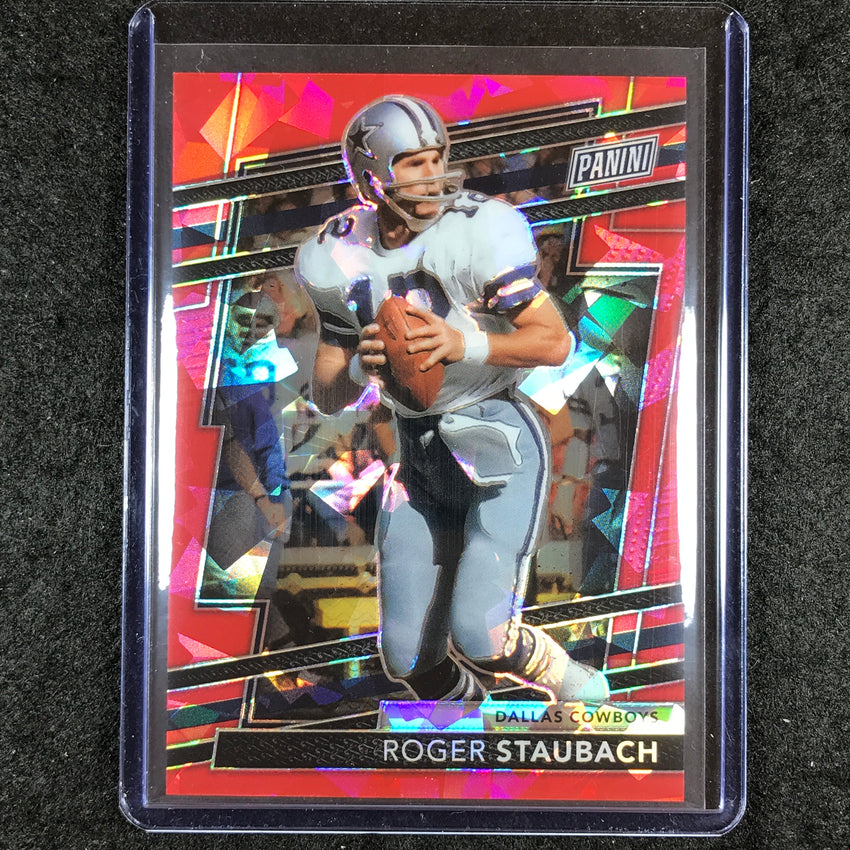 2024 Panini National VIP ROGER STAUBACH Base Red Sparkle 104/149 #16