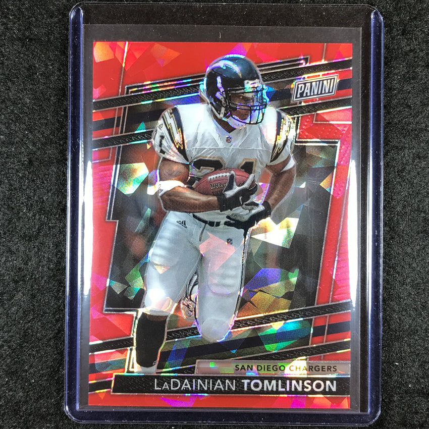 2024 Panini National VIP LADAINIAN TOMLINSON Base Red Sparkle 127/149 #17