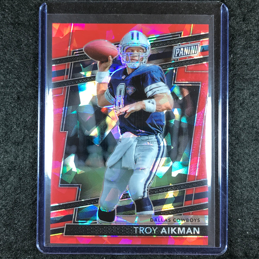 2024 Panini National VIP TROY AIKMAN Base Red Sparkle 16/149 #18