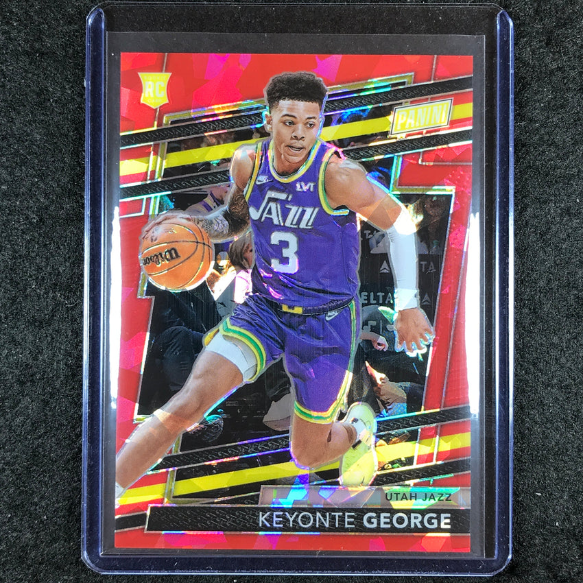 2024 Panini National VIP KEYONTE GEORGE Rookies Red Sparkle 54/149 #RC6