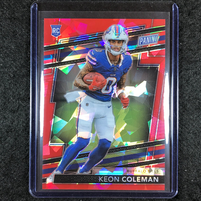 2024 Panini National VIP KEON COLEMAN Rookies Red Sparkle 125/149 #RC17