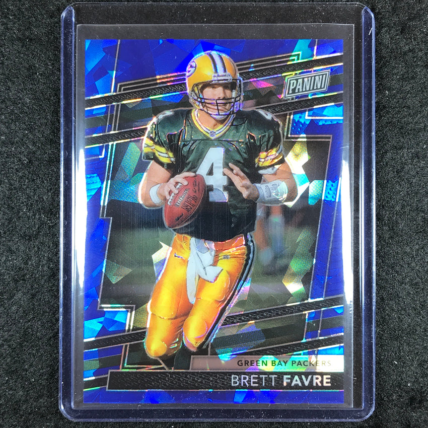2024 Panini National VIP BRETT FAVRE Base Blue Sparkle 30/124 #3