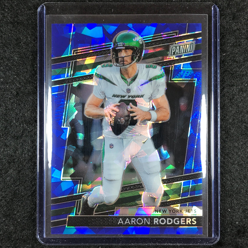 2024 Panini National VIP AARON RODGERS Base Blue Sparkle 24/124 #4