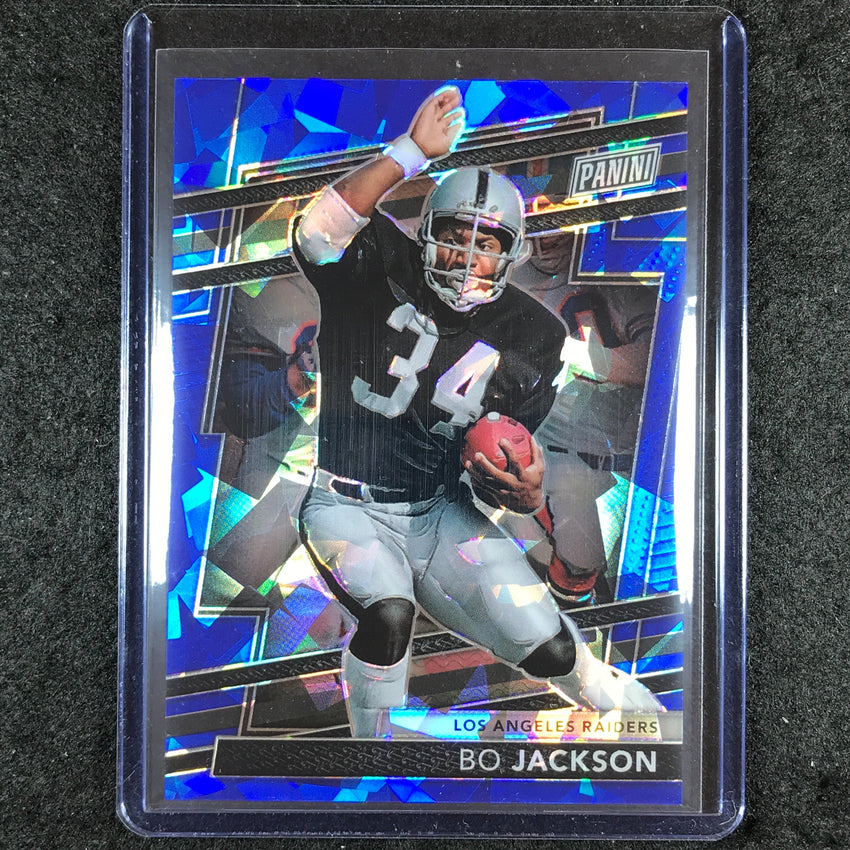 2024 Panini National VIP BO JACKSON Base Blue Sparkle 118/124 #12