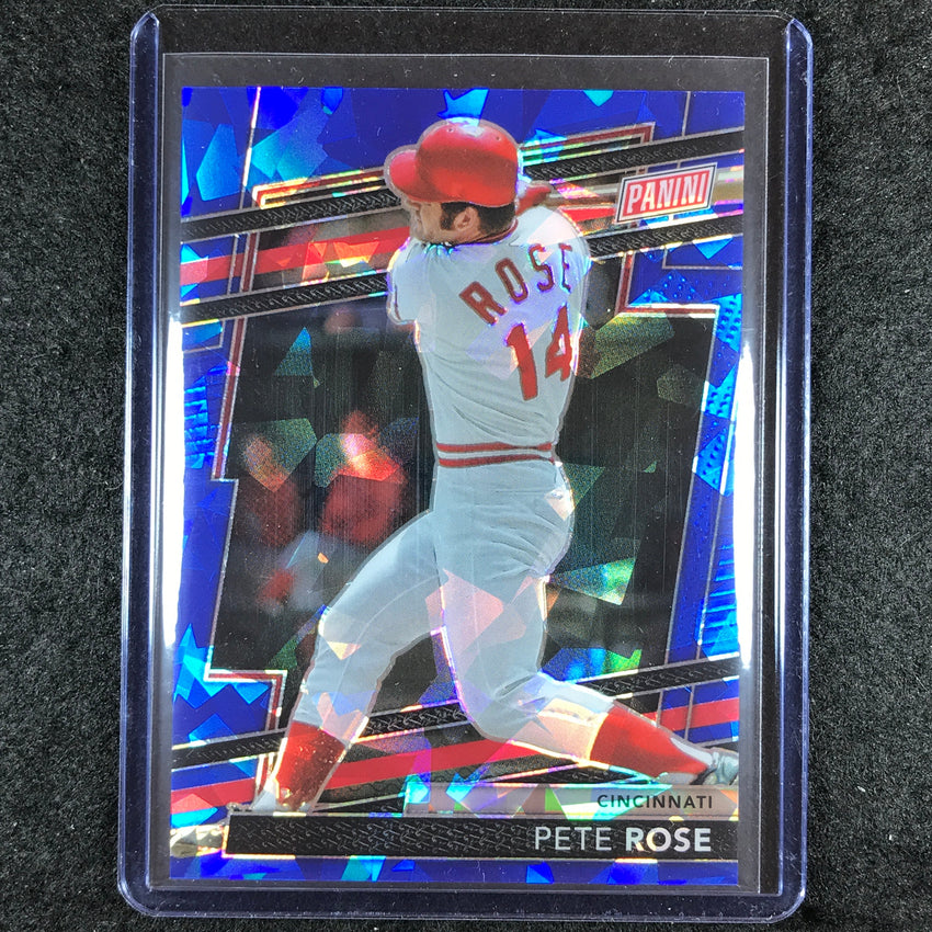 2024 Panini National VIP PETE ROSE Base Blue Sparkle 59/124 #55