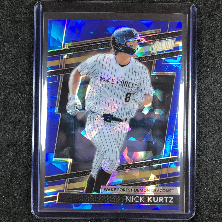 2024 Panini National VIP NICK KURTZ Prospects Blue Sparkle 124/124 #RP10