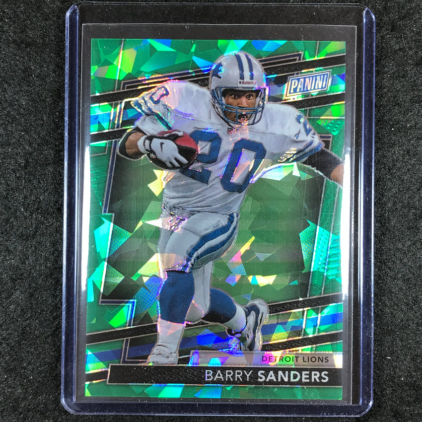 2024 Panini National VIP BARRY SANDERS Base Green Sparkle 64/99 #5