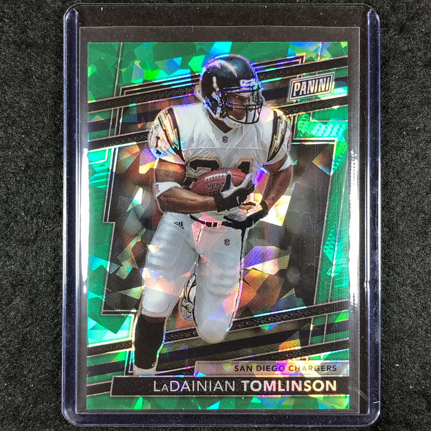2024 Panini National VIP LADAINIAN TOMLINSON Base Green Sparkle 75/99 #17