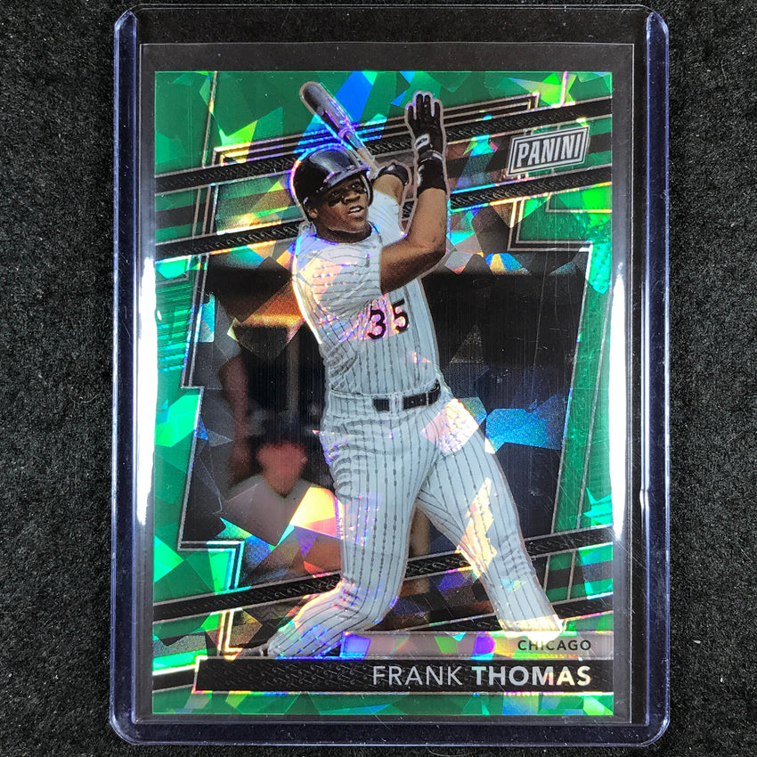 2024 Panini National VIP FRANK THOMAS Base Green Sparkle 94/99 #56
