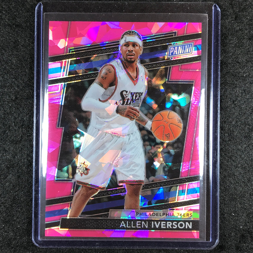 2024 Panini National VIP ALLEN IVERSON Base Pink Sparkle 45/88 #37